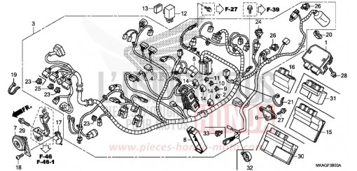 WIRE HARNESS NC750SAH de 2017